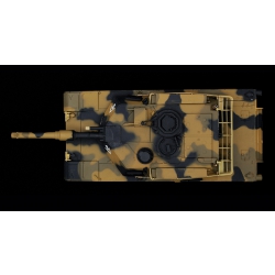 Czołg zdalnie sterowany ASG/IR/dźwięk 1:24 U.S. M1A2 Abrams RTR 2.4Ghz - Heng Long 3816